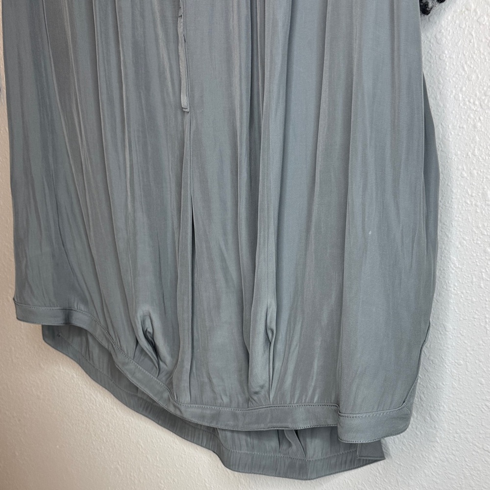 KOCH Fern Pullover Boho Crotchet Charcoal / Greige Relaxed Blouse - XS - Picture 9 of 14